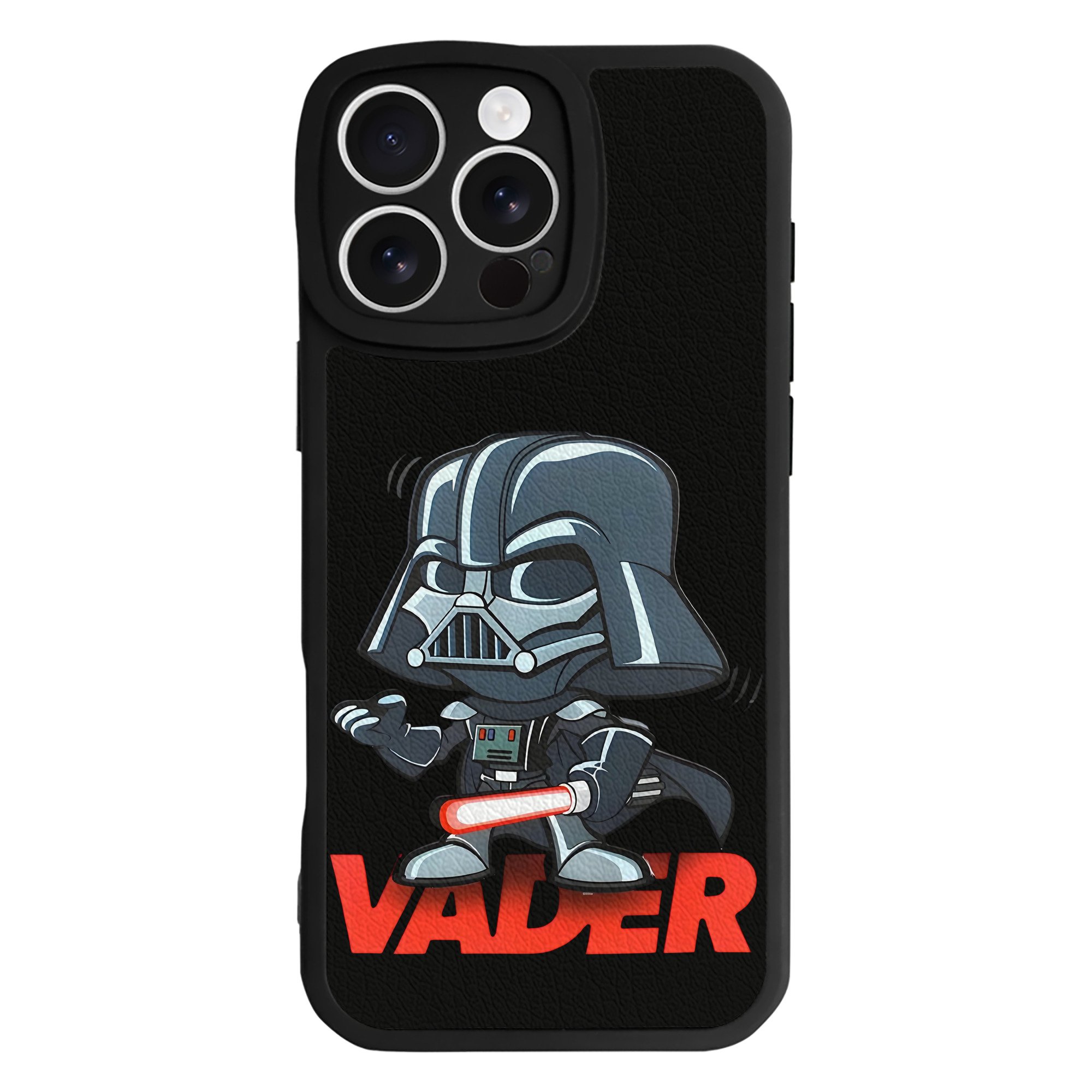 （画像用） スター・ウォーズ Star Wars 【iPhone 16シリーズ対応】シリコンスマホケース（レザー調） 材質：シリコン